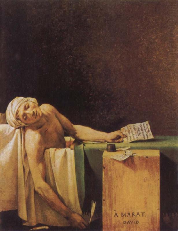 The Death of Marat, Jacques-Louis David